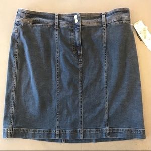 Jones New York Stretchy Denim Skirt Sz 12